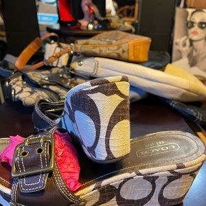 New Coach sandals size 9 1/2
